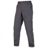 Endura Hummvee Zip-off Hose: Grau - L