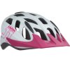 LAZER Helm J1 + LED Kids & Junior Matte White Pink Unisize 52-56 cm