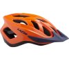 LAZER Helm J1 + LED Kids & Junior Flash Orange Blue Unisize 52-56 cm